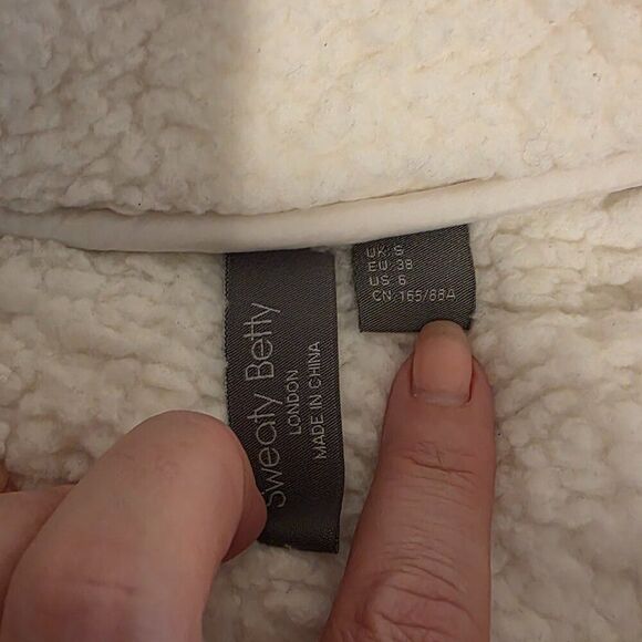 Sweaty Betty Canyon Fleece Vest Sz 6 - Picture 7 of 7